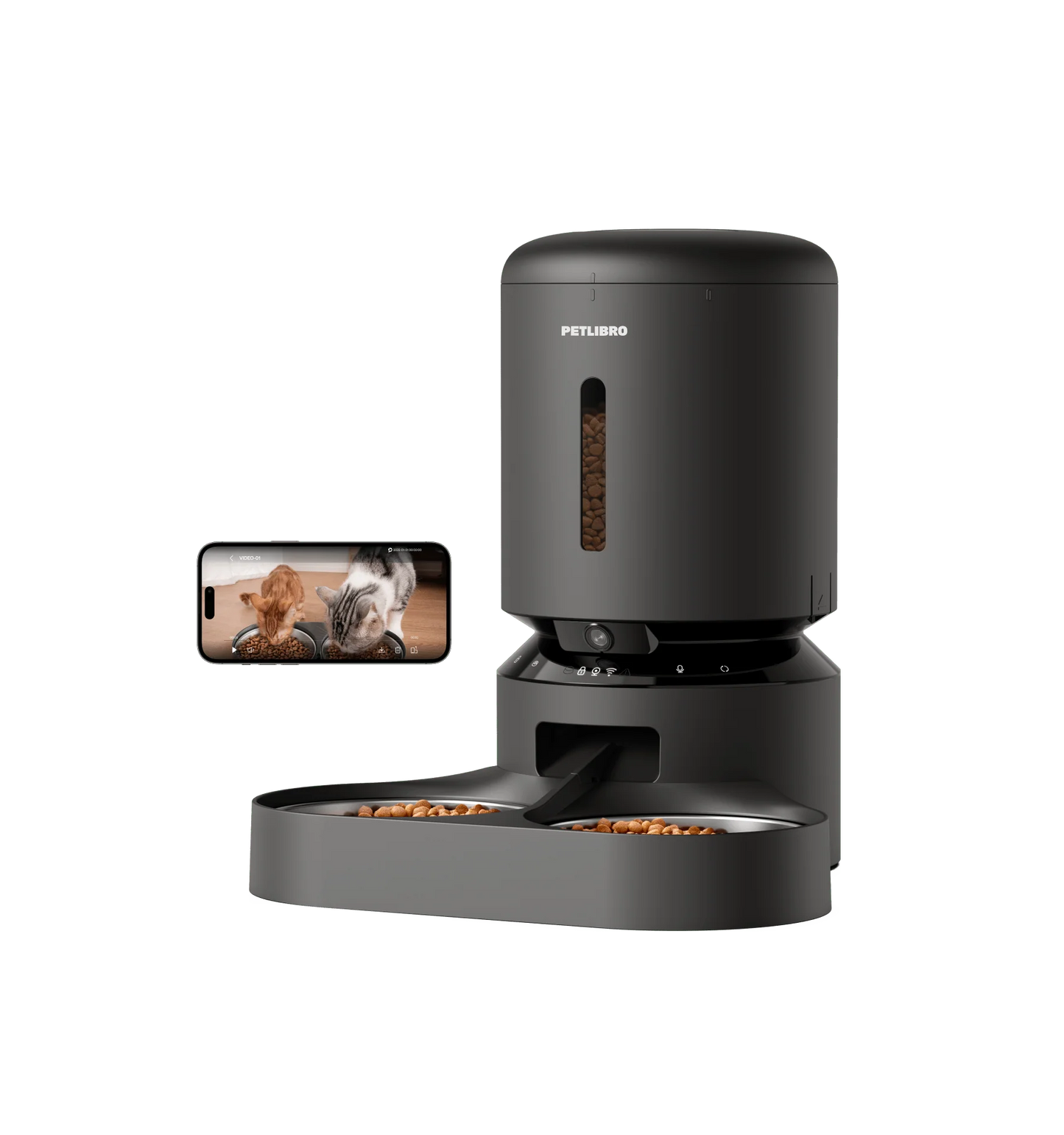 PETLIBRO Automatic Cat Feeder with Camera for Two Cats